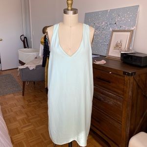 Mini baby blue dress